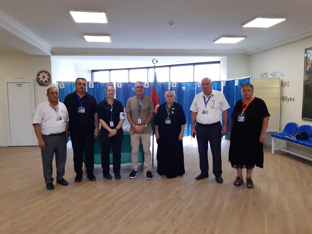 International election mission personnel in Azerbaijan